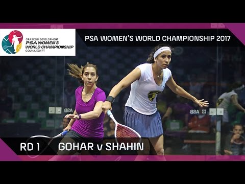 Squash: Gohar v Shahin - PSA Women's World Championship Rd 1 Highlights