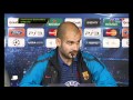 Rueda de Prensa Pep Guardiola 26/04/11 (Parte 1)