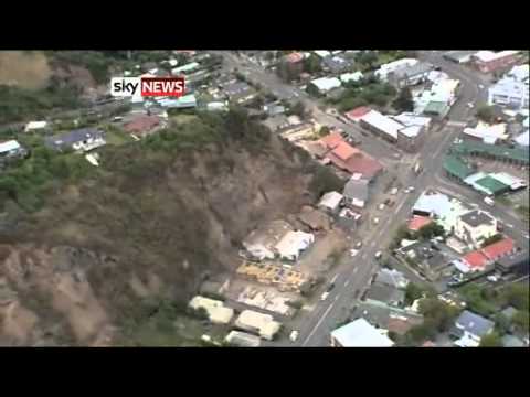 Aerial Shots - The powerful 6.3-magnitude quake struck around six miles outside Christchurch during lunchtime rush hour, causing widespread destruction and injury. Eyewitne...