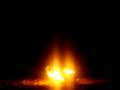 butane can in our bonfire
