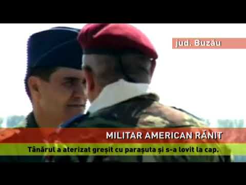 Militar american rănit, la Aerodromul Boboc de la Buzău