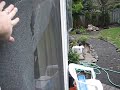 Glass Falling From Broken Door Glass Falling From Broken Door