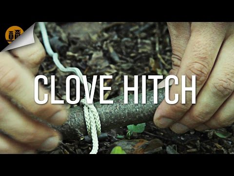 how to tie a clove hitch youtube