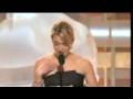 Jennifer Lopez Presents the first award at the 66th Golden Globe Awards 2009