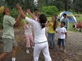 2008 Camping Trip - Melissa vs. Piñata