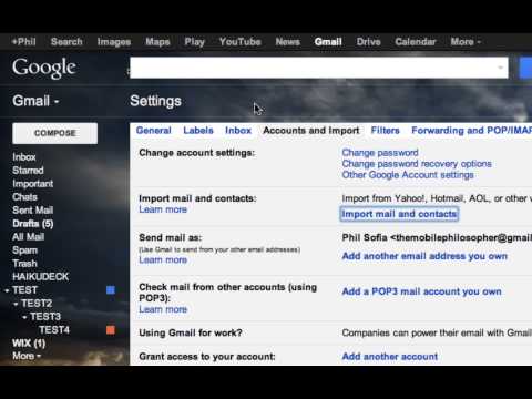 how to sync hotmail contacts with gmail
