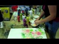 Inks & Acrylic Texture Demonstration by De Gillett