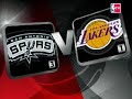 Game 1: Los Angeles Lakers Vs San Antonio Spurs