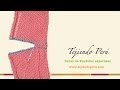 Dos agujas: remallado en punto jersey Ver Video