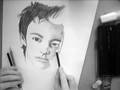 Drawing Austin Drage, X Factor, Nathan Wyburn