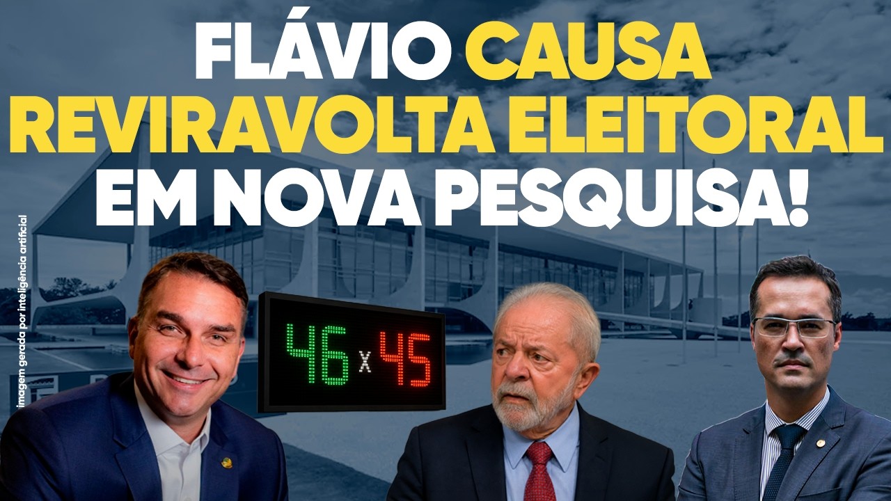Flávio Apavora Lula Em Nova Pesquisa: Voltou Com Tudo!