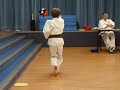 Lewis Brown Belt - Black Stripe Karate Grading