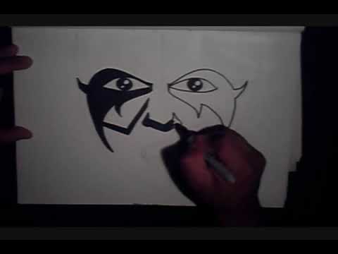 how to draw krrish mask