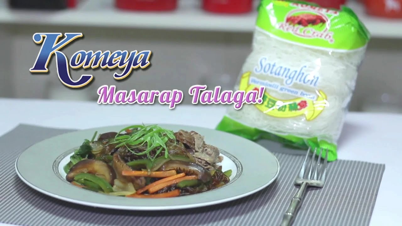 KOMEYA FOOD CHANNEL:   CHAPCHAE  RECIPE  USING KOMEYA RED CRAB SOTANGHON
