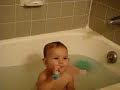 Kelsi brushing her teeth Kelsi brushing her teeth