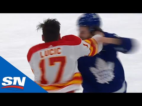 Milan Lucic Celebrates 1000th Game With Fight Against Scott Sabourin