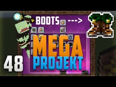 MAGISCHE SCHUHE zum SCHNELL RENNEN, YEAH!!!! - Minecraft: MEGA PROJEKT #48