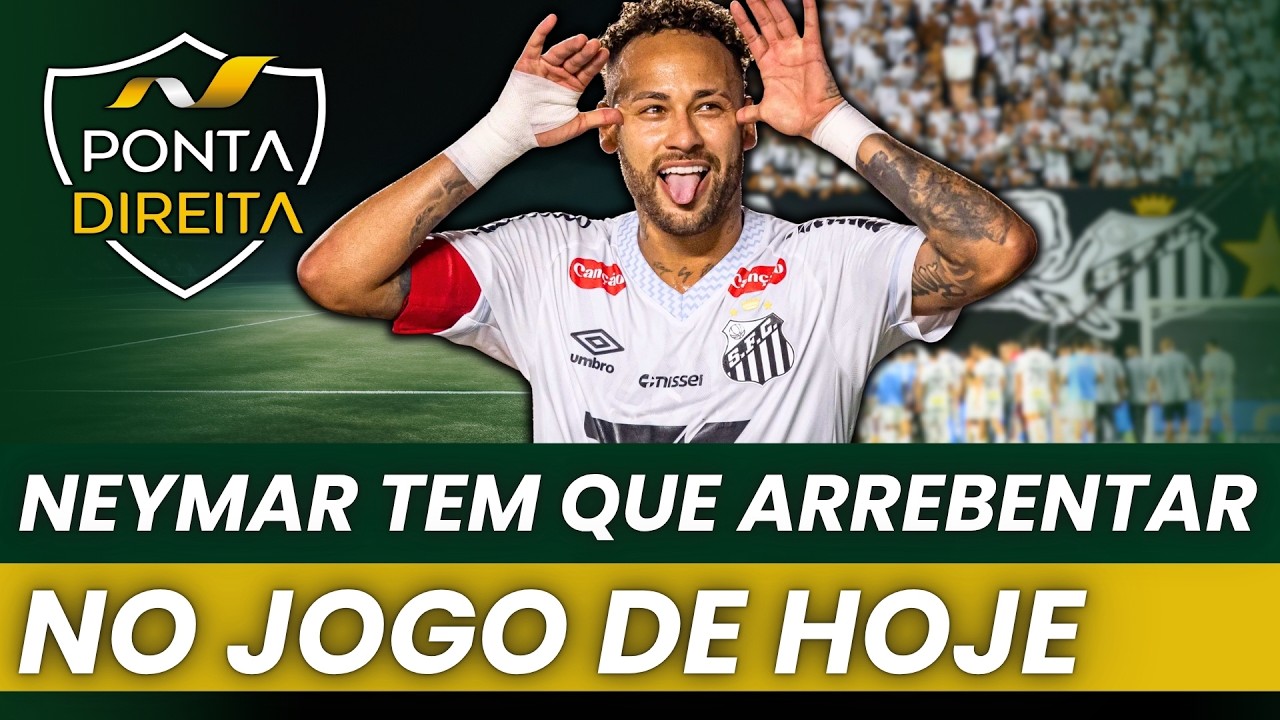No dia do aniversário e com Neymar em campo, Santos recebe o Recoleta pela Copa Sul-Americana