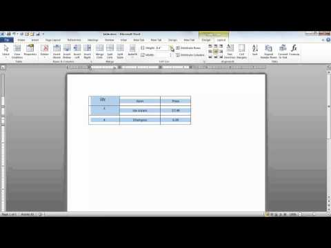 how to fit table to page in word