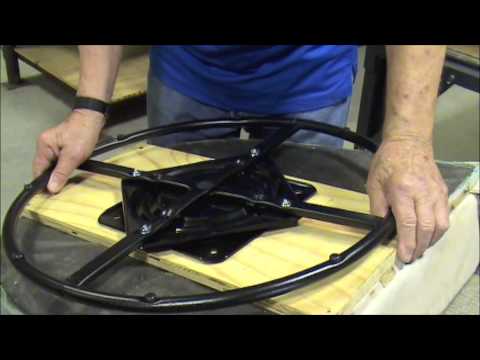 how to turn an ikea chair into a rocker