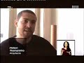 A TV News Report at the office of the blind architect Carlos Mourão Pereira