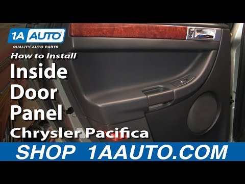 How To Install Replace Remove Rear Inside Door Panel Chrysler Pacifica 04-08 1AAuto.com