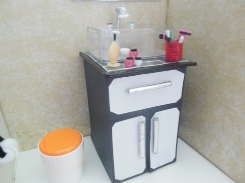how to make an ag doll sink