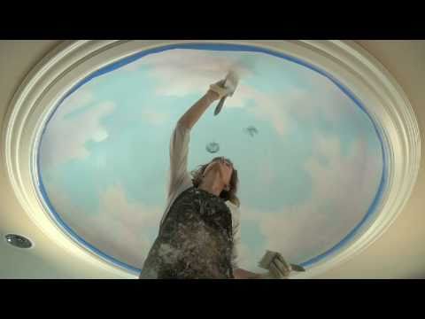 how to paint to the ceiling