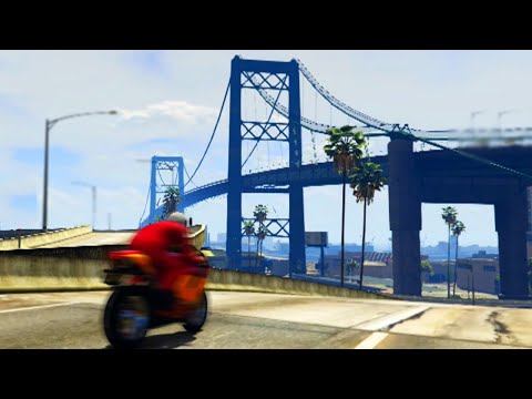 CRAZY BIKE STUNTS & JUMPS! (GTA V Funny Moments)