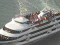 WYD08 Pope cruise on Sydney Harbour