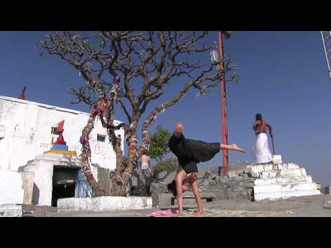 Yoga at Hanumana Temple~India