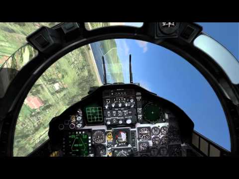 DCS: Flaming Cliffs 3 F-15C Cockpit demonstration