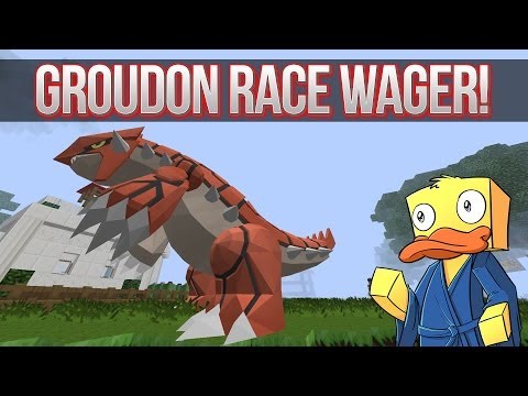 Minecraft Pixelmon: GROUDON RACE! Fishing Trolls! (Pixelmon Multiplayer Pokemon Mod)