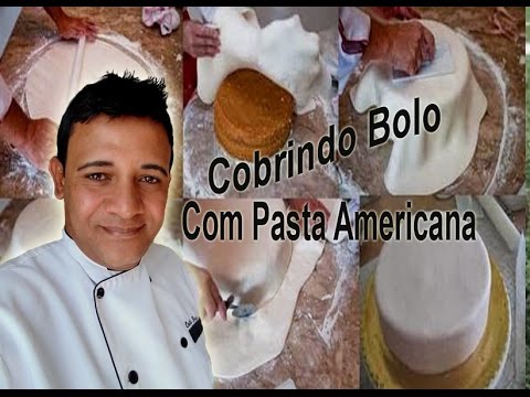 Americana - Aprenda neste video a cobrir seu bolo com pasta americana passo a passo com Alexandre Alarcão.