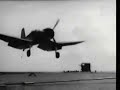 F4U em ação nos porta-aviões Americanos- Pousos forçados