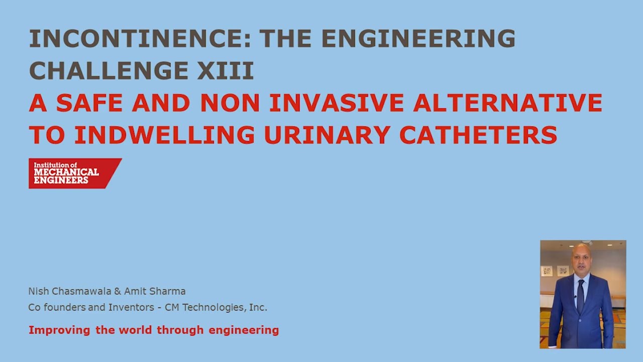 QiVi Male External Catheter at IMECHE - Incontinence: The Engineering Challenge XIII