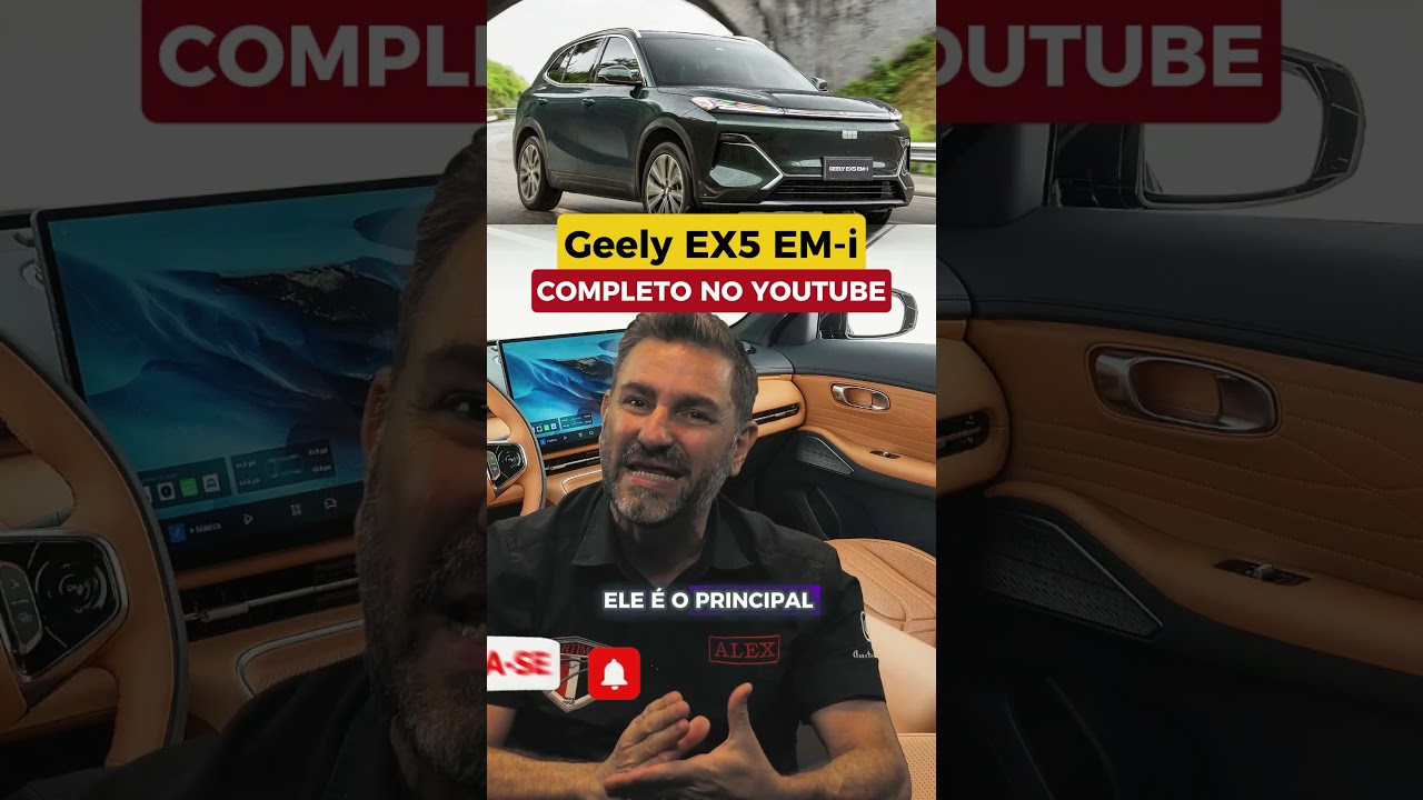 Assista Completo no Youtube - Híbrido Diferente #geely #ex5emi