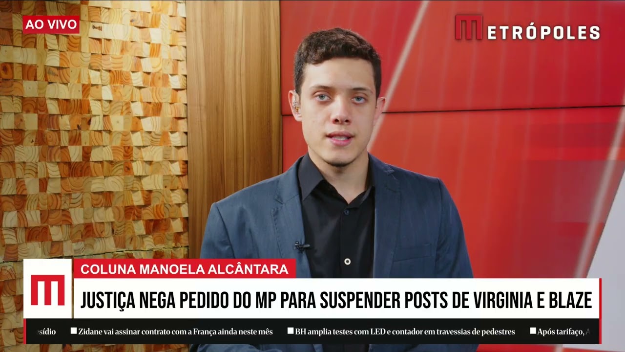 Justiça nega pedido do MP para suspender posts de Virginia e Blaze