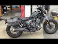 ホンダ レブル 500 レブル500 2017年モデルスペアキーありエンジンガードカスタムサドルバッグ装備