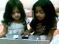 Saachi and Suruchi working :)