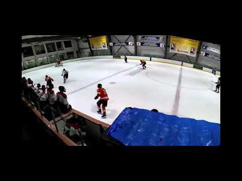 Porter Byrd-Leitner #5 Rockets 18u breakaway shorty vs Jr. Flyers Atlantic District Playoffs