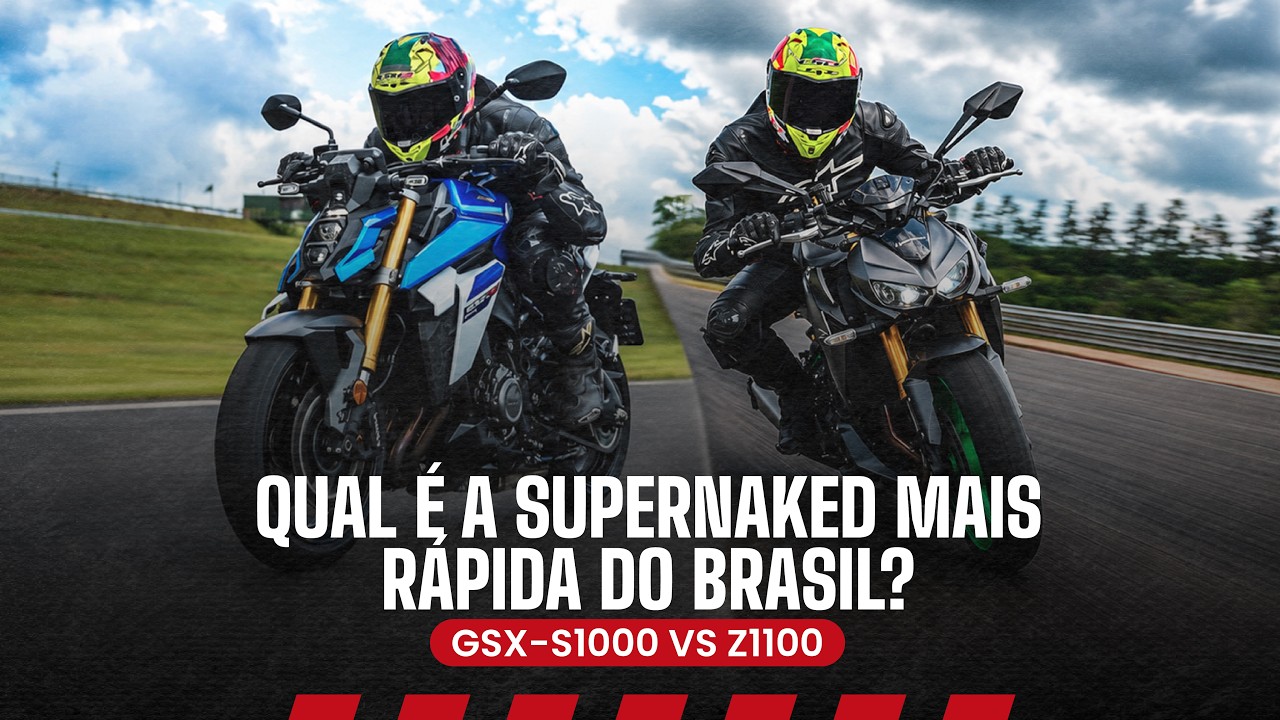 SUZUKI GSX-S1000 X KAWASAKI Z1100 SE | Leandro Mello na pista pra descobrir qual é a mais rápida