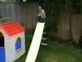 Kid Breaks Slide