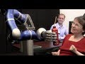 Paralyzed woman uses thoughts to sip coffee