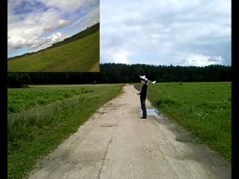 Watch RC Video: 'UAV Flying Wing - Low pass flying'
