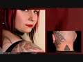 Chinese characters tattoos and feminine tattoo designs.