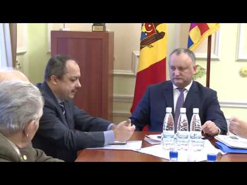 Președintele Igor Dodon a avut astăzi o întrevedere cu un grup de academicieni și oameni de știință din țară