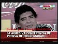 Maradona got mad at local media and insulted journalists in a post-match press conference