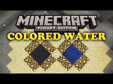 ✔ Colored Water Trick - Minecraft PE