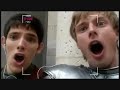 Merlin and Arthur singing you're the voice